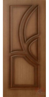 Дверь деревянная межкомнатная ГРЕЦИЯ орех ПГ