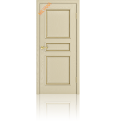 Дверь деревянная межкомнатная Gold3 Капучино