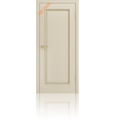 Дверь деревянная межкомнатная Gold5 Крем эмаль