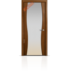 Дверь деревянная межкомнатная Omega1 анегри стекло
