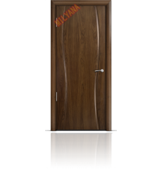 Дверь деревянная межкомнатная Omega1 Американский орех