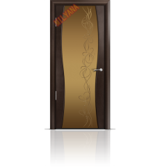 Дверь деревянная межкомнатная Omega1 Венге Фантазия