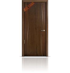 Дверь деревянная межкомнатная Omega Американский орех