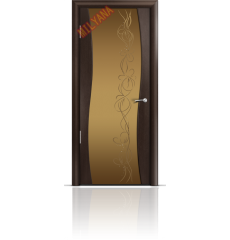 Дверь деревянная межкомнатная Omega Венге бронза