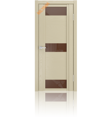 Дверь деревянная межкомнатная QDO R Капучино