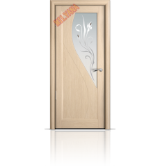 Дверь деревянная межкомнатная Stella Яна Стекло дуб