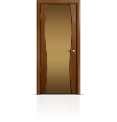 Дверь деревянная межкомнатная ОМЕГА 1 белёный дуб